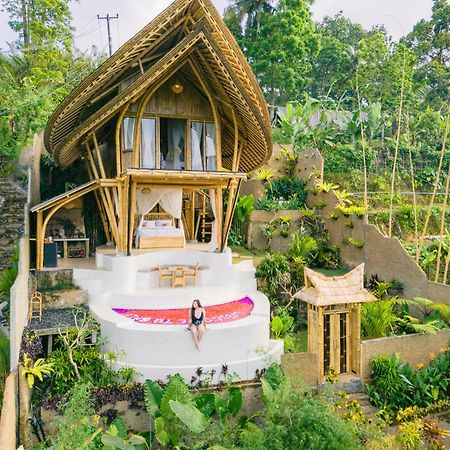 Danaswari Bali Bamboo House Villa Selat Luaran gambar