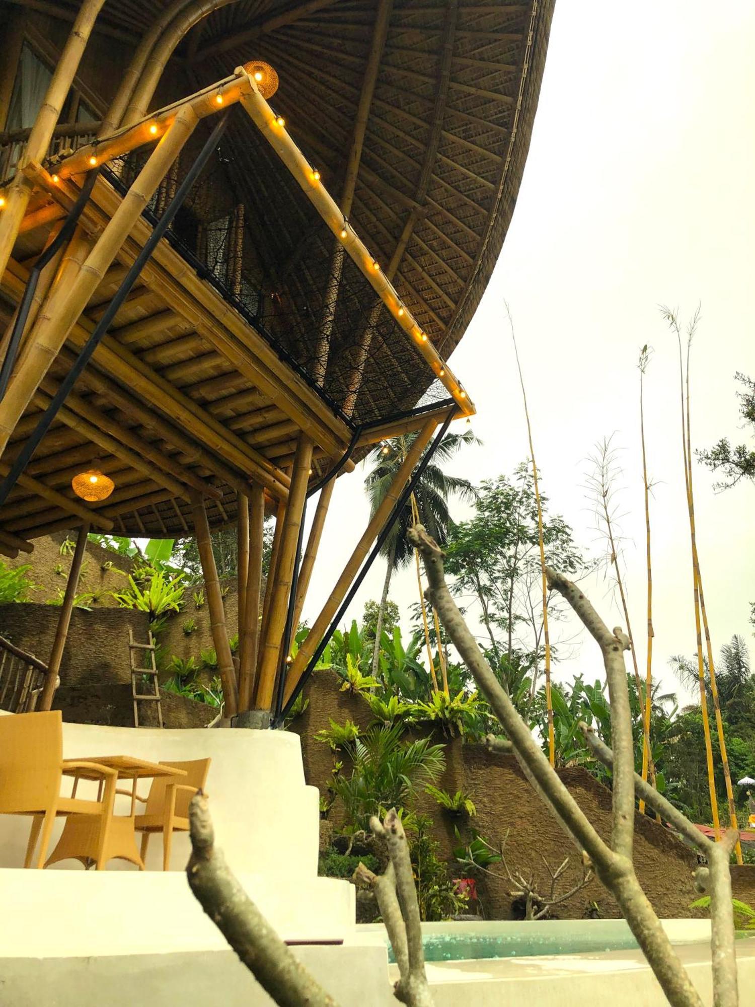 Danaswari Bali Bamboo House Villa Selat Luaran gambar