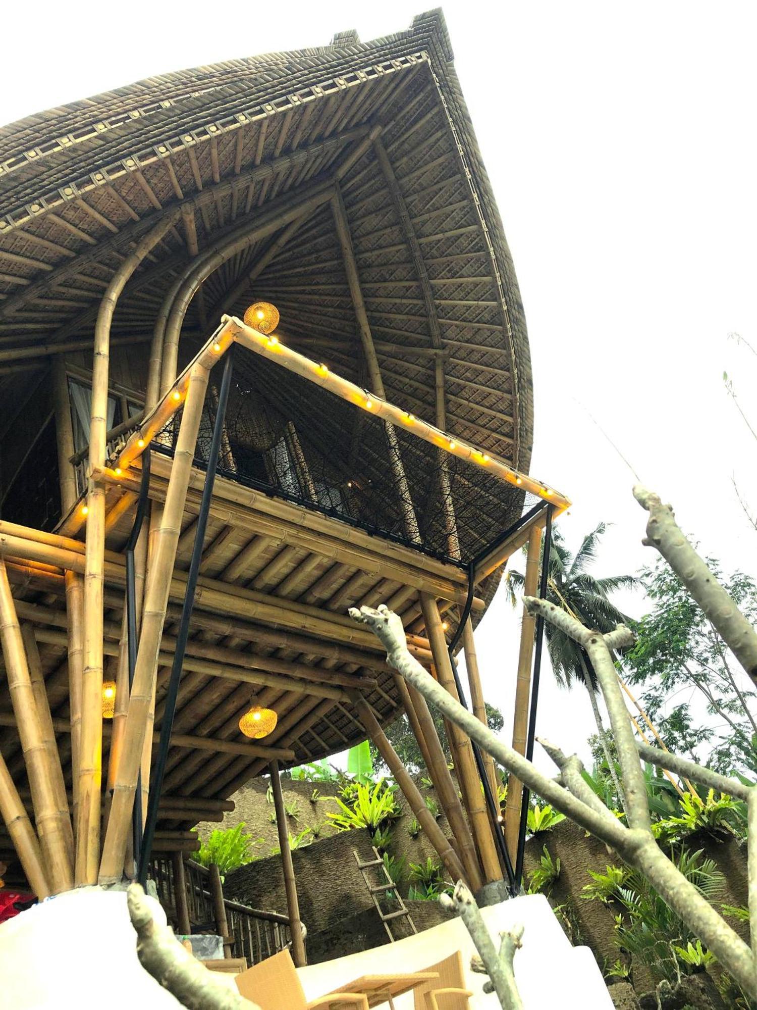 Danaswari Bali Bamboo House Villa Selat Luaran gambar