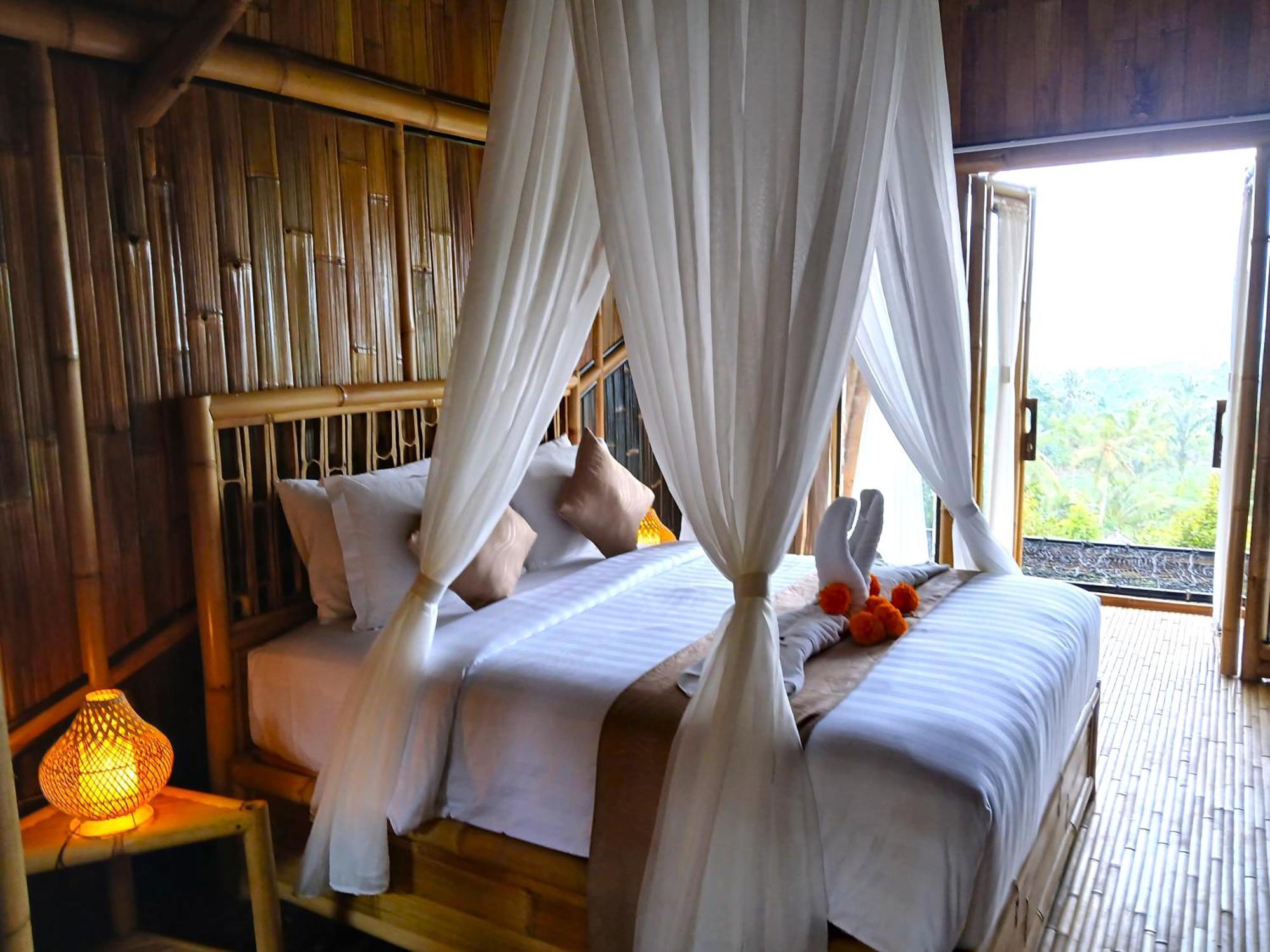 Danaswari Bali Bamboo House Villa Selat Luaran gambar